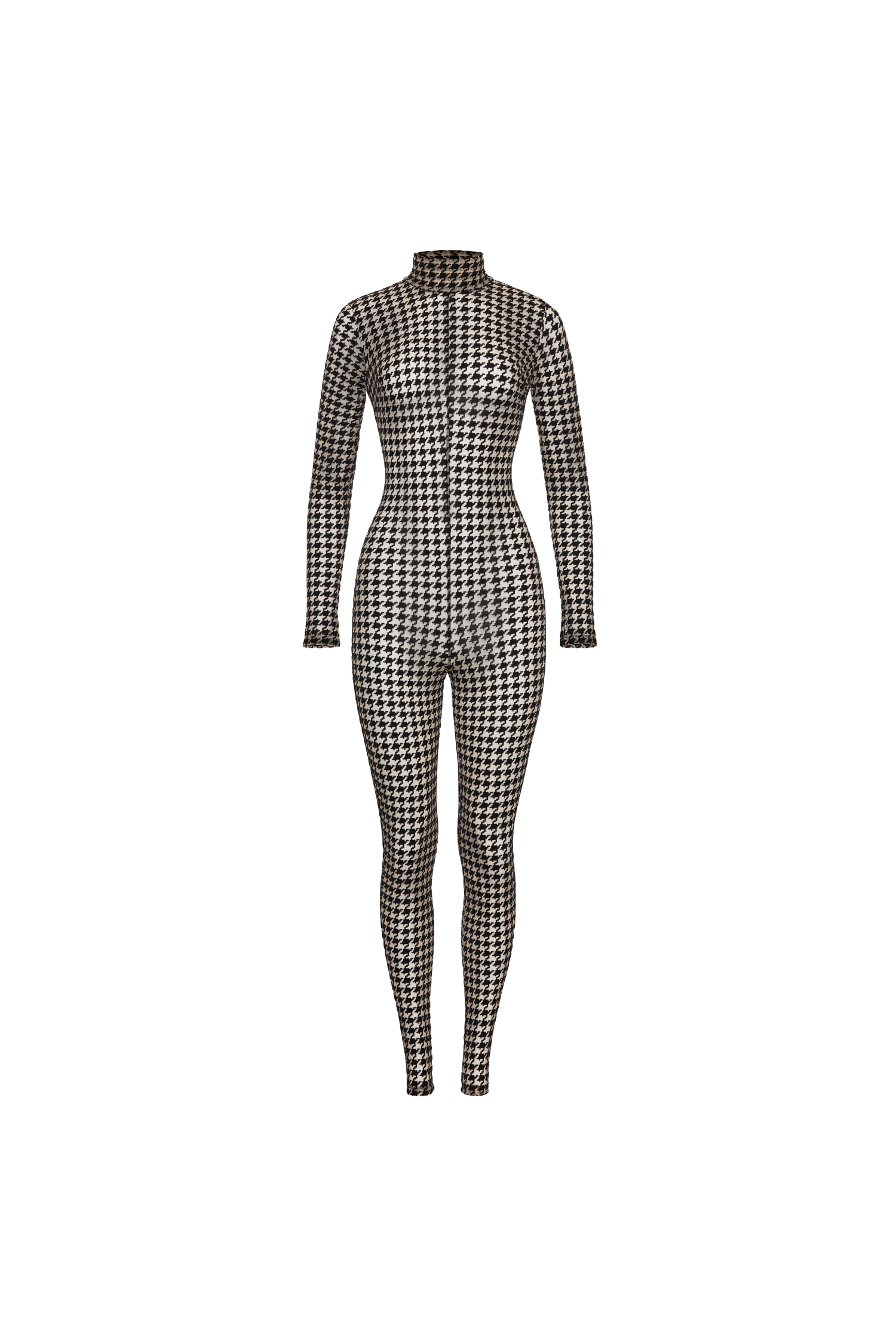 Kombinezon Oxford – przód, półgolf i długie rękawy