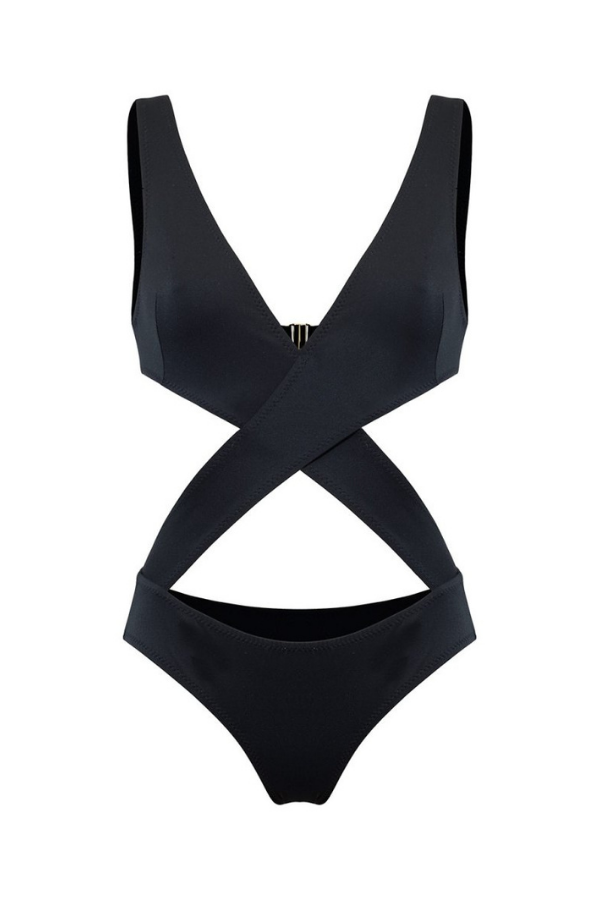 Lagoon Black Maillot de bain une pièce