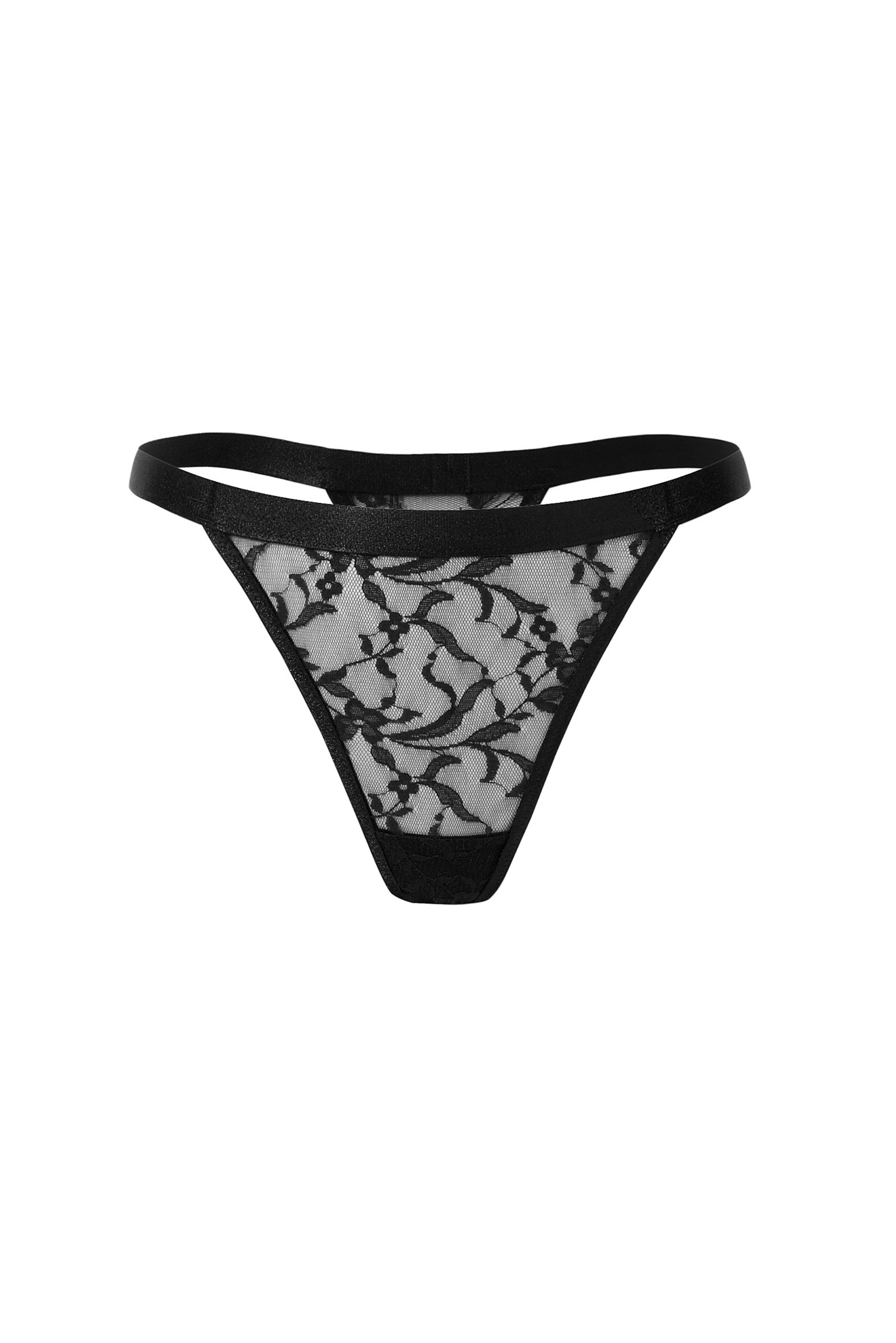 Black Orchid thong