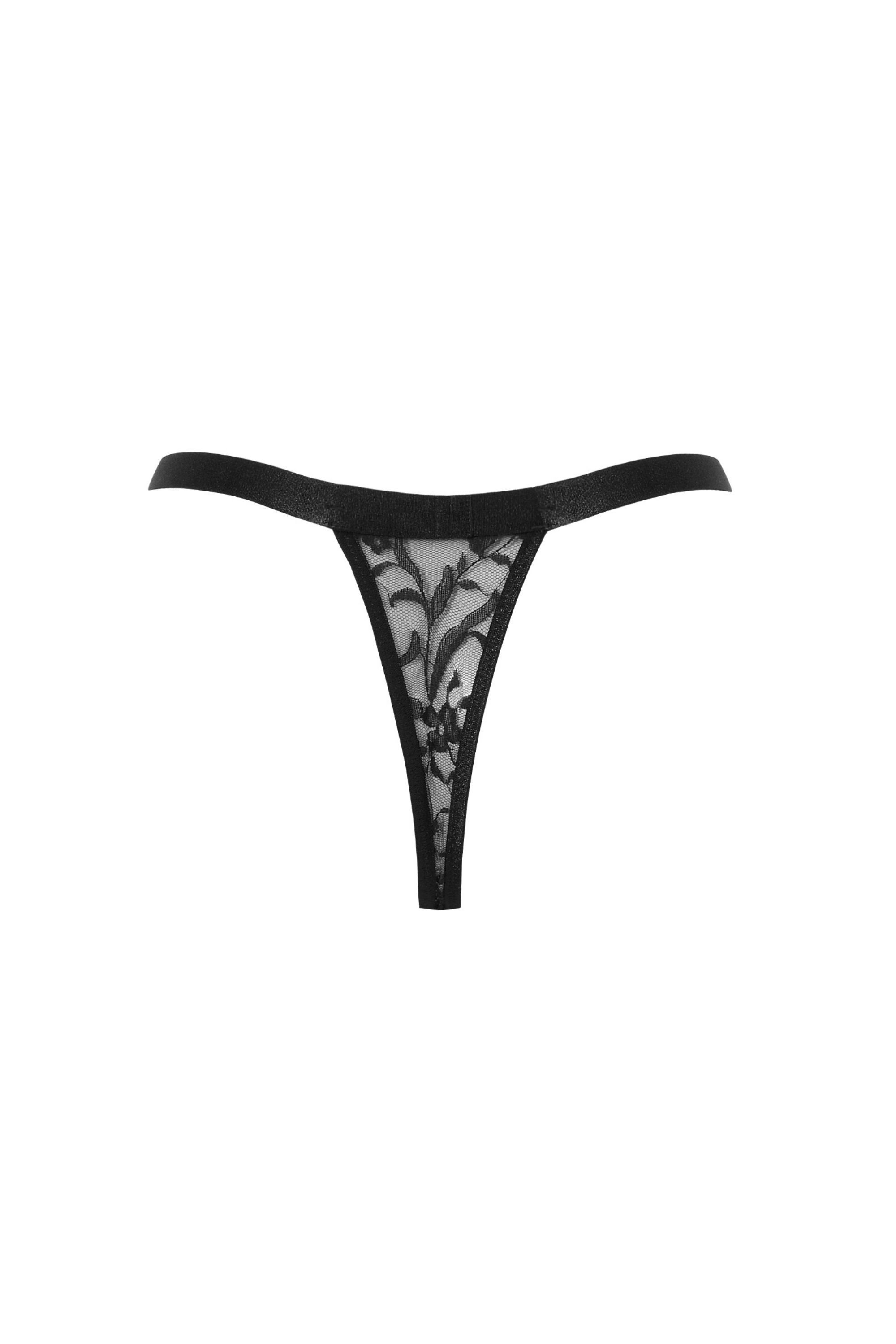 Black Orchid thong